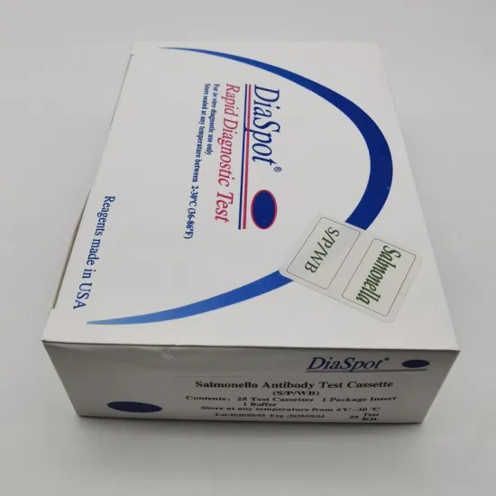 Kit per test batterici Evancare Kit per test E Coli Listeria Salmonella Staphylococcus Aureus Striscia reattiva per acqua