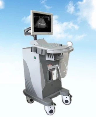 Ultrasuoni diagnostici da 15 pollici approvati Ce/ISO con sonda a 96 elementi e carrello (YJ